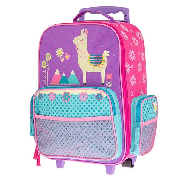 Unbranded Classic Rolling Luggage Suitcase Llama with Multiple Pockets