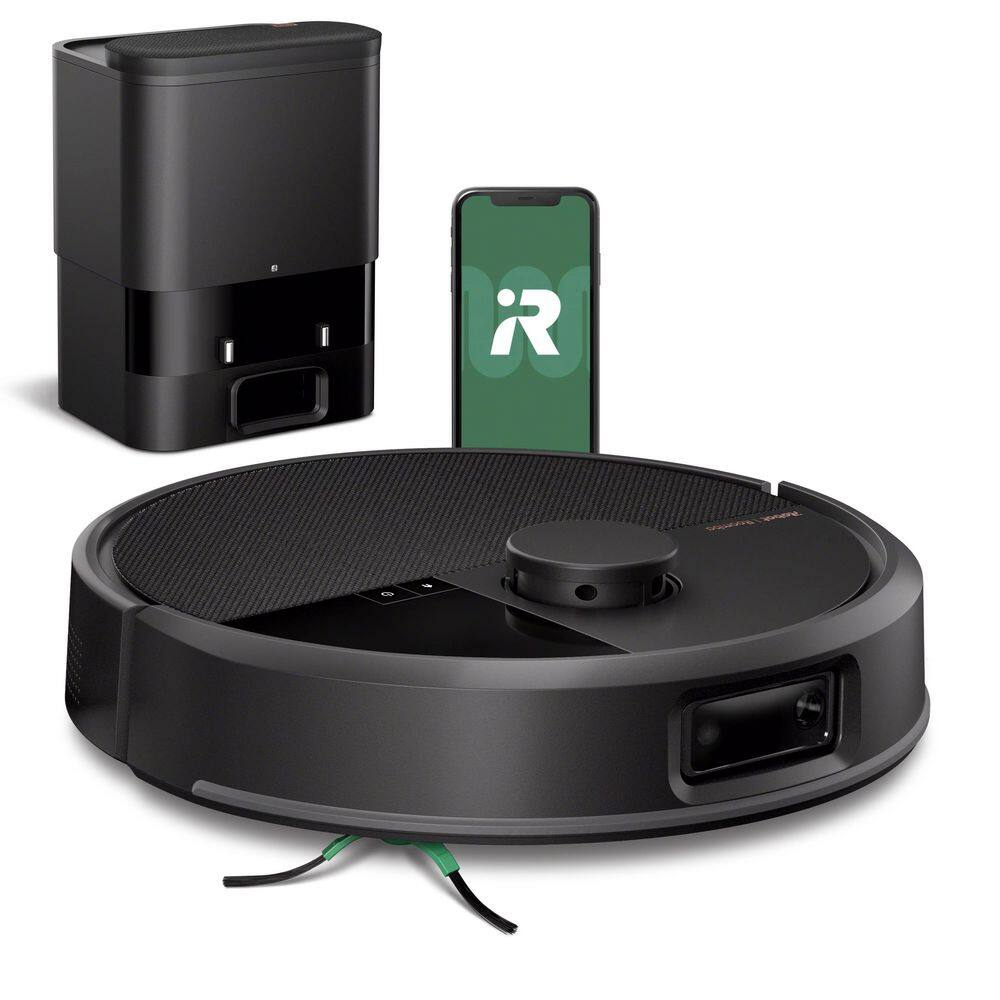 Roomba Max 705 14 in. Robotic Vacuum Plus with Smart Navigation Plus AutoEmpty Dock in Black