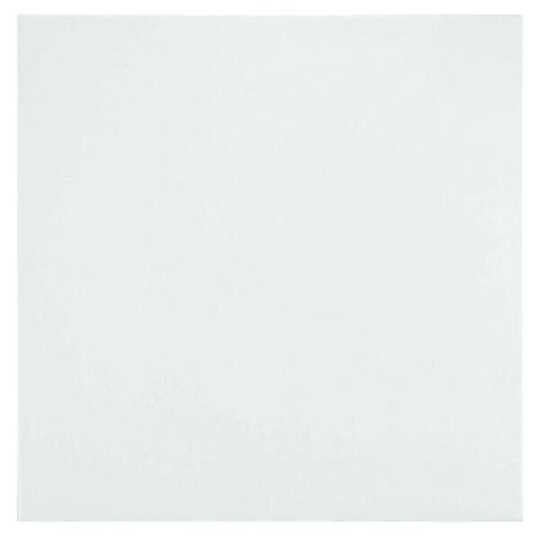 Merola Tile Lisse White 13 in. x 13 in. Porcelain Floor and Wall Tile (13.2 sq. ft. / case)