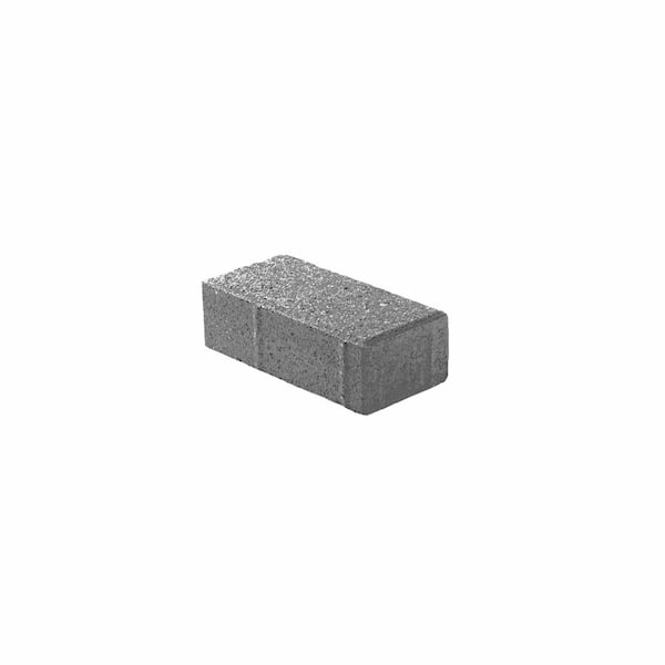 Oldcastle 8 in. x 4 in. x 2.25 in. Gray Charcoal Concrete Paver (486- Piece Pallet)