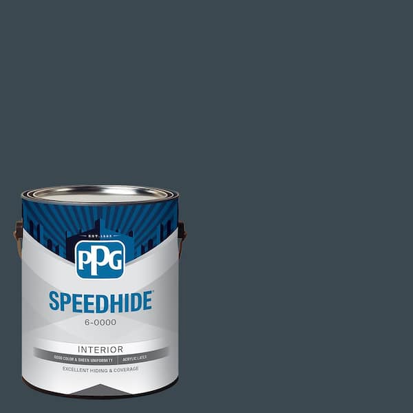 1 gal. PPG1038-7 Midnight Hour Satin Interior Paint