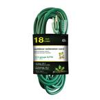 18 ft. 16/3 Heavy Duty Extension Cord, Green