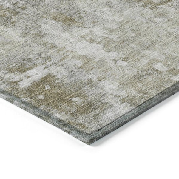 Chantille ACN573 Beige 8 ft. x 10 ft. Machine Washable Indoor/Outdoor Geometric Area Rug