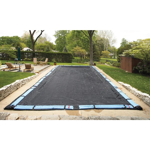 Blue Wave 24 ft. Round Black Rugged Mesh Above Ground Winter Pool Cover  BWC608 - The Home Depot