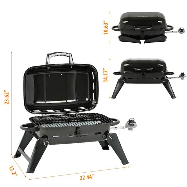 Miumaeov 8 Burners Gas BBQ Grill,LPG Commercial Food Grade Stainless Steel  Multi-Function Gas Smokeless BBQ Grill Outdoor Cooker with Disassembled  Grilling Net 