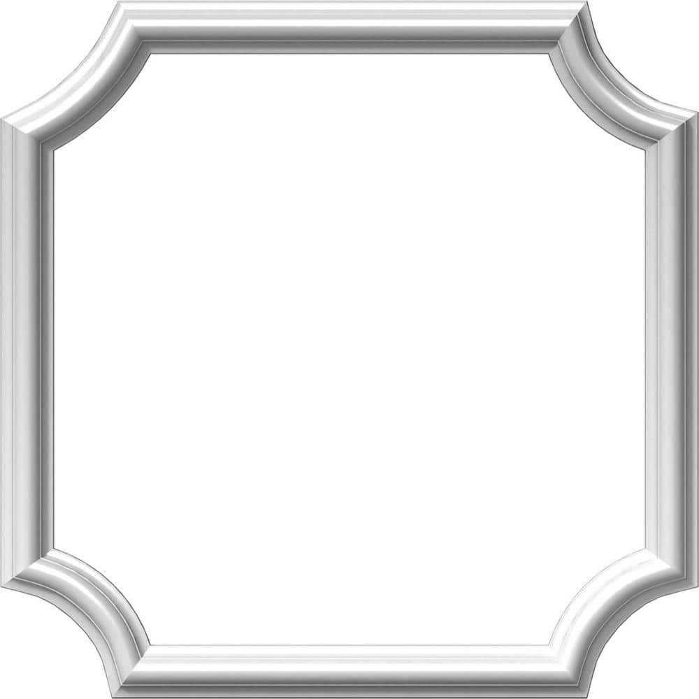 Ekena Millwork 20 in. W x 20 in. H x 1/2 in. P Ashford Molded