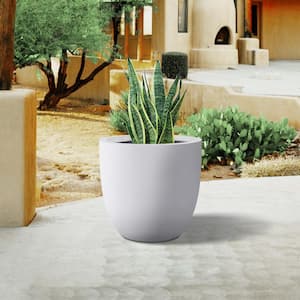 Plant Pots with Drainage Holes, Greaner 6inch Round Plastic Planters,  Mordern Matte Black Cactus, Flower, Succulents