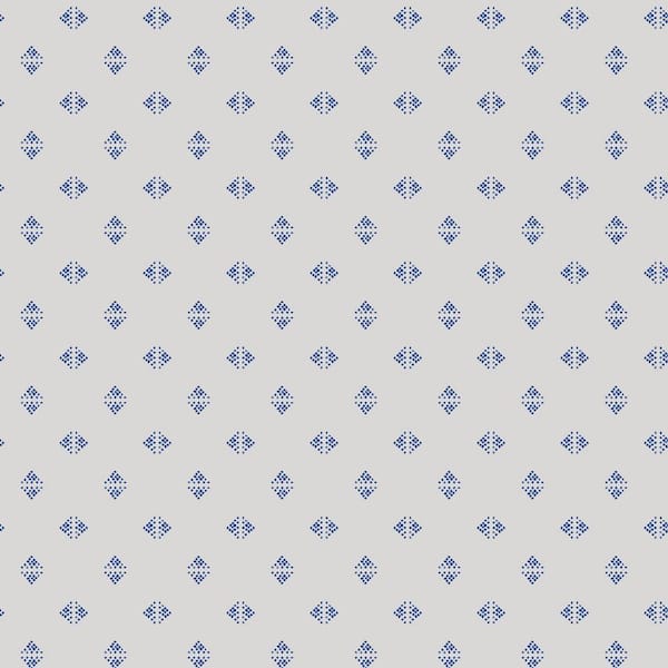 Tempaper Sapphire Blue Gem Geo Vinyl Peel and Stick Wallpaper Roll (Covers 28 sq. ft.)