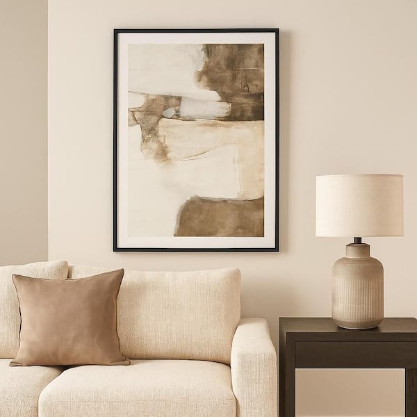 Aldrich Framed Abstract Wall Art Print 40 in. x 1.38 in.
