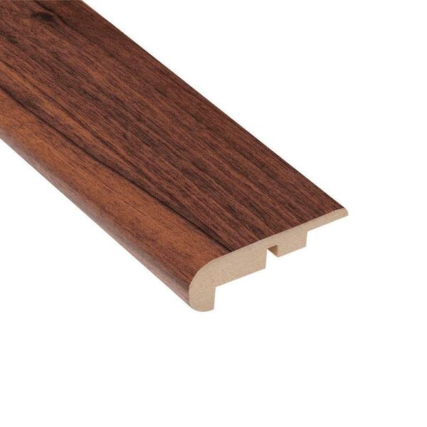 HOMELEGEND High Gloss Makena Koa 7/16 in. Thick x 2-1/4 in. Wide x 94 in. Length Laminate Stairnose Molding