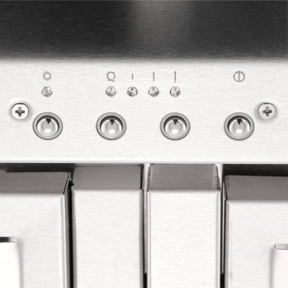 NXR 36" Stainless Steel Under Cabinet Range Hood with LED Lights