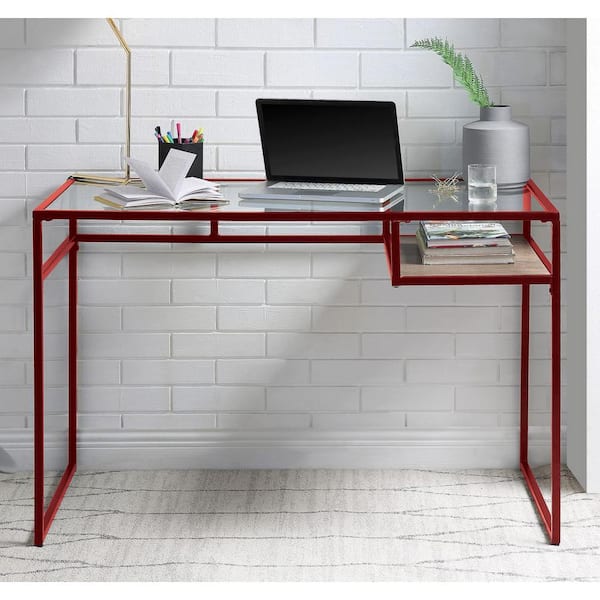 Red deals writing desk