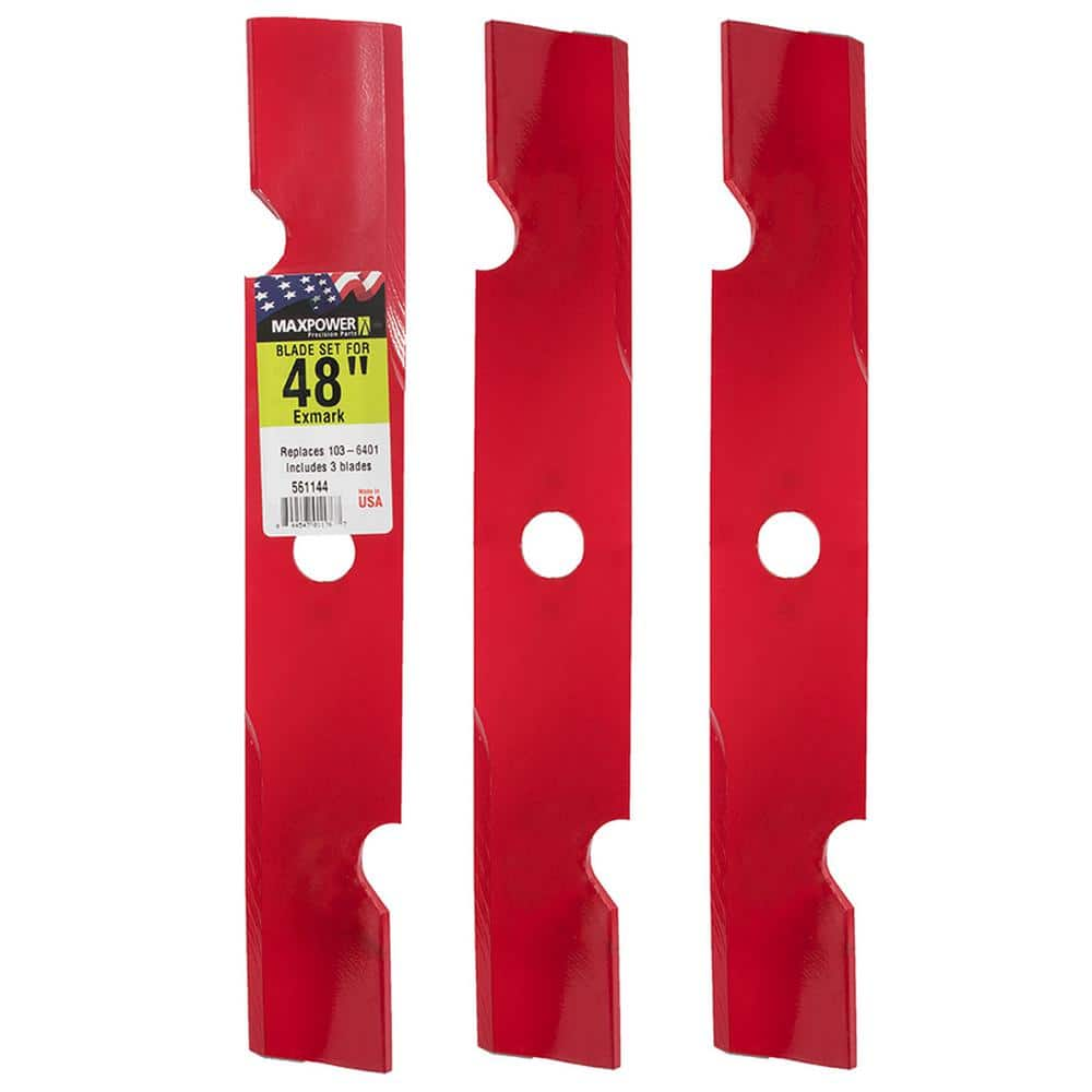 MaxPower 3 High Lift Blade for Many 48 in. Cut Exmark Mowers