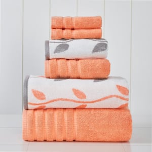Caro Home Beacon Cotton 6-pc. Textured Towel Set Bedding In Persian  Periwinkle
