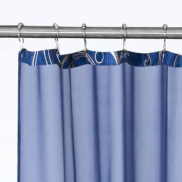 Dainty Home Hotel Complete Waffle 70 In, Shower Curtain That Lets Light Through