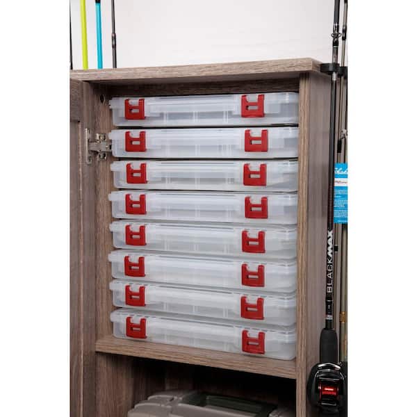 Fishing Storage and Organization Cabinet in Woodgrain Laminate 701