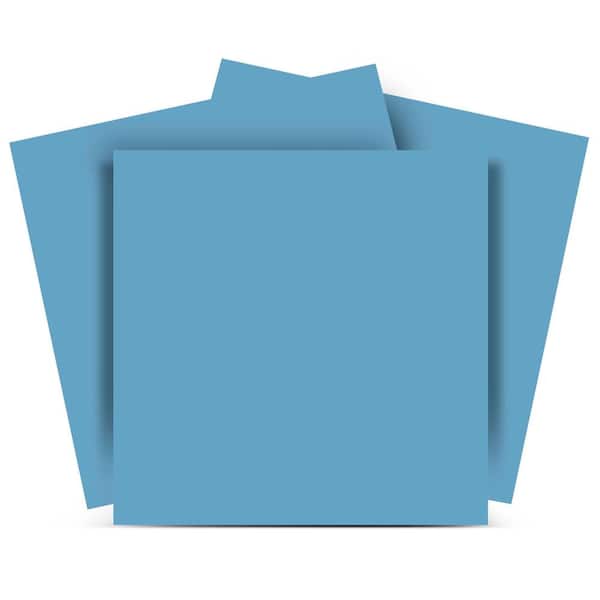 MI ALMA Blue PW03 4 in. x 4 in. Vinyl Peel and Stick Tile (24-Tiles, 2.67 sq. ft. / Pack)