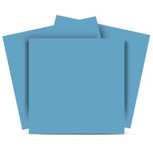 Blue PW03 5 in. x 5 in. Vinyl Peel and Stick Tile (24-Tiles, 4.17 sq. ft. / Pack)