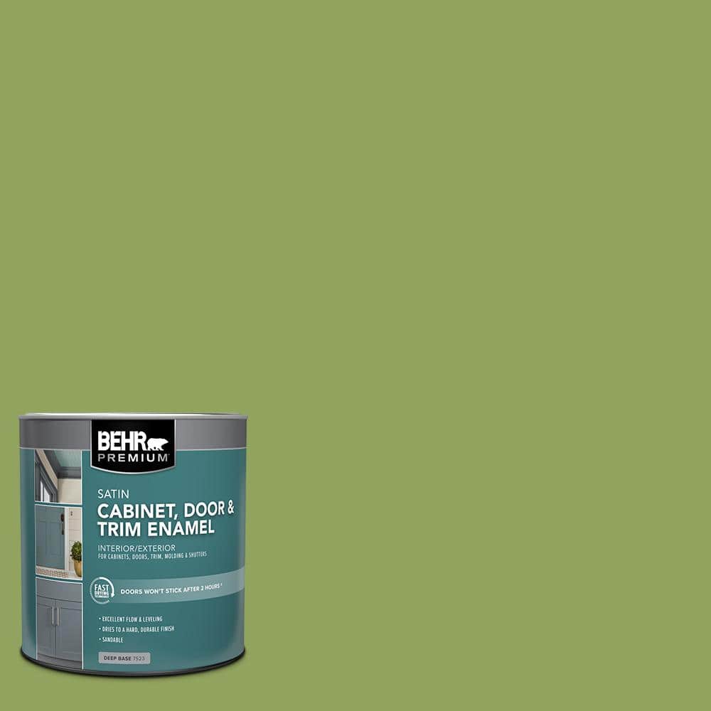 1 qt. #HDC-MD-15 Zesty Apple Satin Enamel Interior/Exterior Cabinet, Door & Trim Paint price history on PriceWatchPro