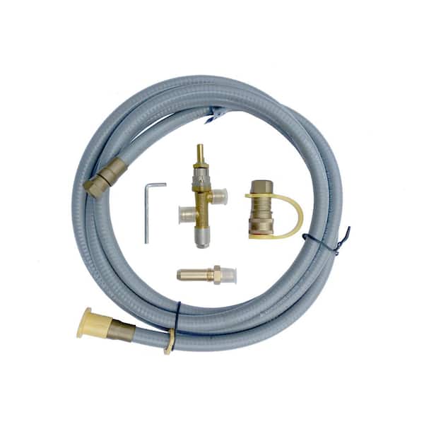 Elementi Conversion Kit for Elementi Propane Fire Pit/Table to Natural Gas(45,000BTU) with 10 ft. Hose