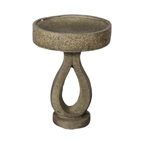 Watnature Concrete Birdbaths for Garden Clearance -21.8 in. Modern Bird Bath Outside, Yard Statue for Garden, Patio, Yard, Lawn