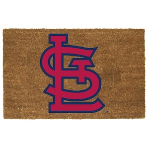 St. Louis Cardinals 19.5 in. x 29.5 in. Coir Fiber Colored Logo Door Mat