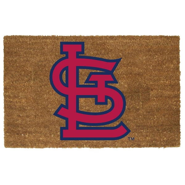 The Memory Company St. Louis Cardinals 19.5 in. x 29.5 in. Coir Fiber Colored Logo Door Mat