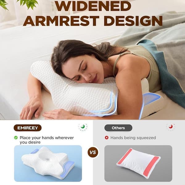 Without Pain Cervical Neck Cooling Pillow for Sleeping, Ergonomic