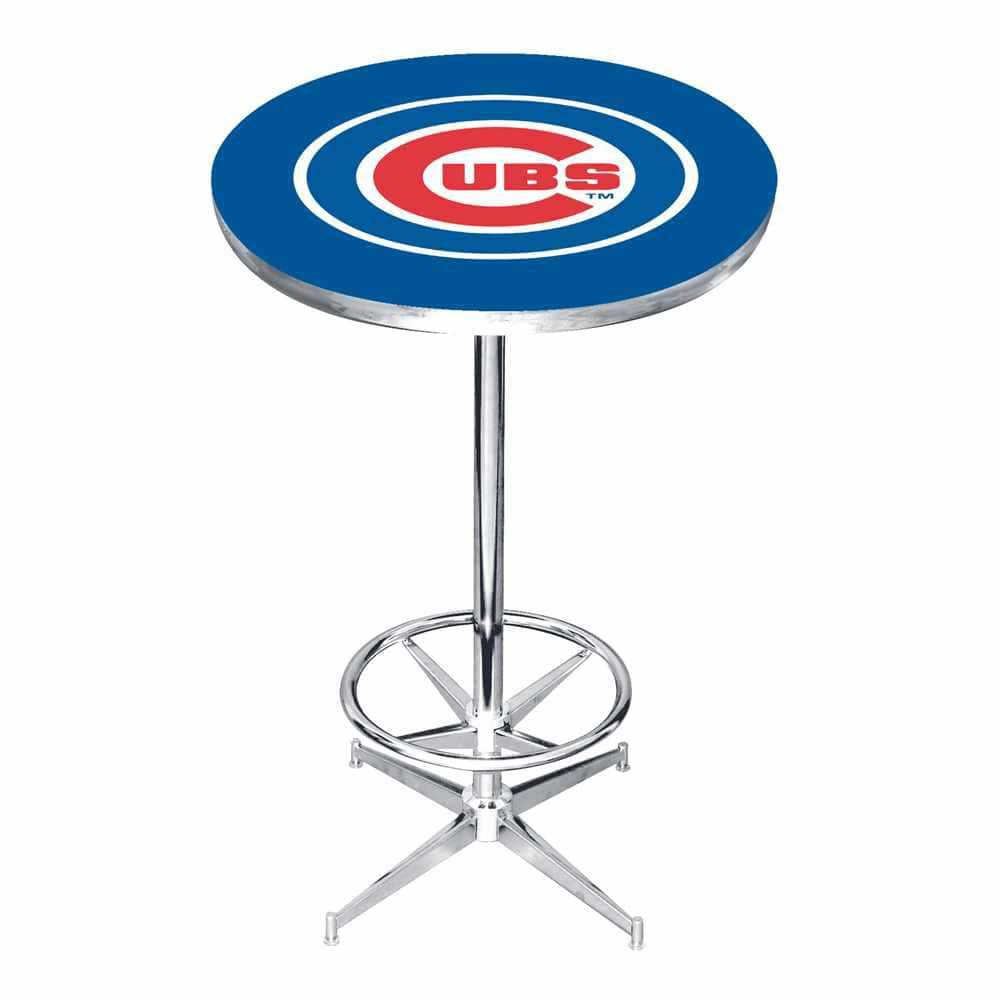 Chicago Cubs Pub Table Imp 84 4005 The Home Depot