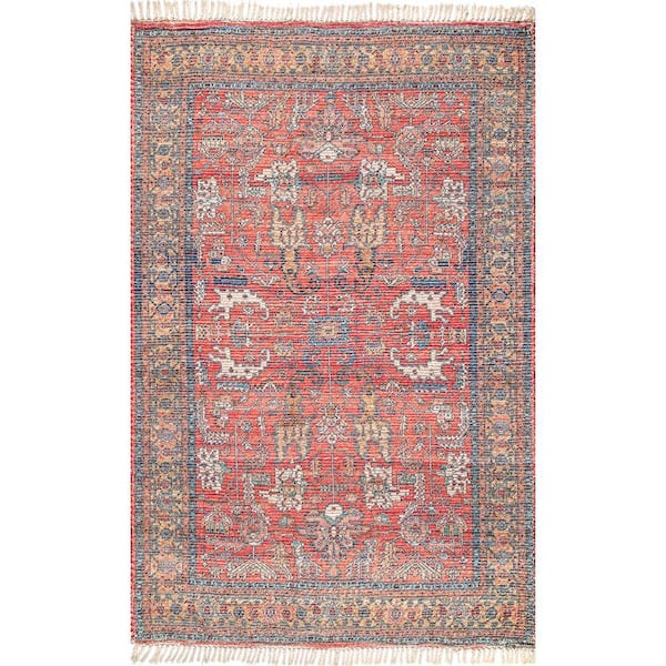 nuLOOM Janet Flatweave Multi 9 ft. 6 in. x 13 ft. 6 in. Area Rug