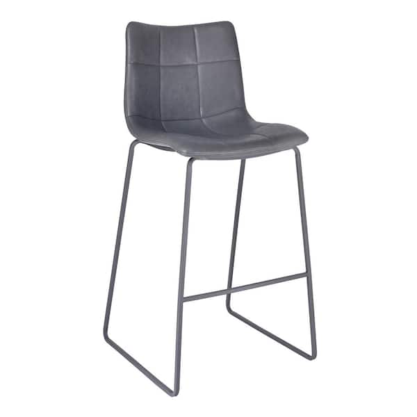 Armen Living 26 in. Hamilton Grey Bar Stool