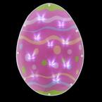 14 in. Battery Operated LED Lighted Easter Egg Window Silhouette
