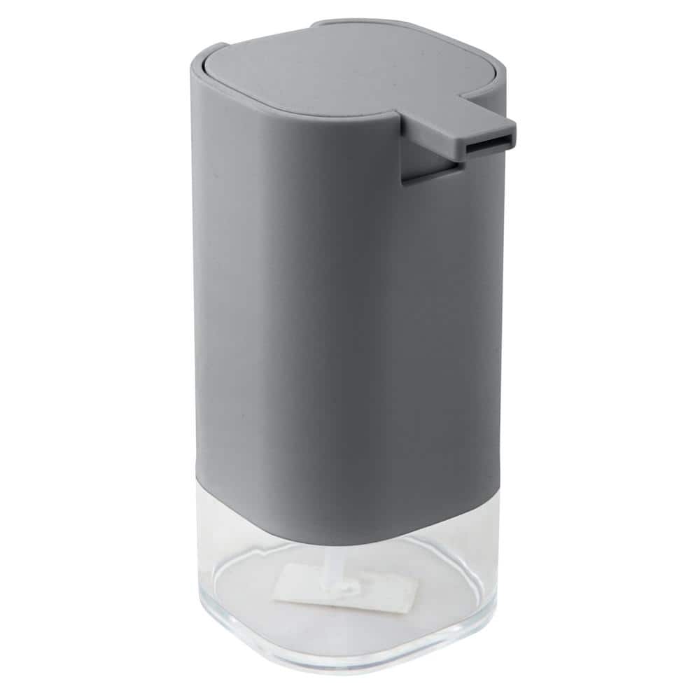 Gray Acrylic 14 oz Soap Pump Dispenser