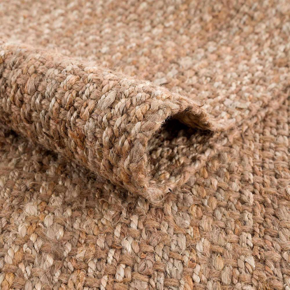 Handmade Natural Jute Braided Rectangle Rug 3'6" x 5'6"
