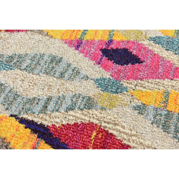 Unique Loom Yosemite Sedona Rug Multi/Blue 2' 2 x 6' 9 Runner