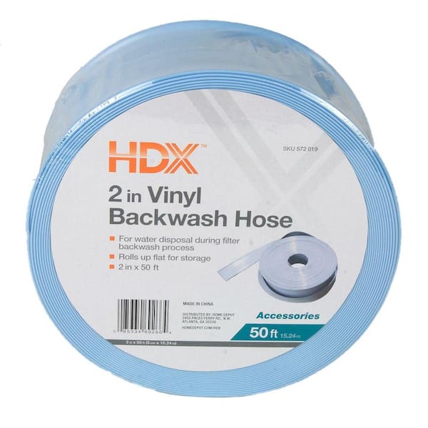 HDX 50 ft. x 2 in. Swimming Pool, Spa, and Hot Tub Backwash Hose