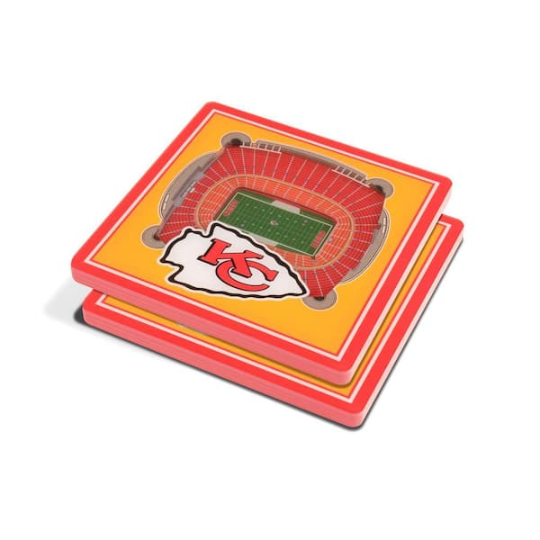NFL Kansas City Chiefs 3D StadiumViews Coasters