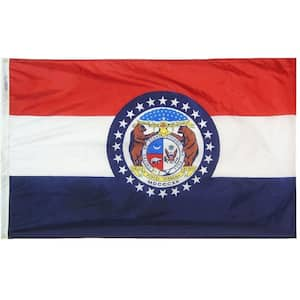 3 ft. x 5 ft. Missouri State Flag