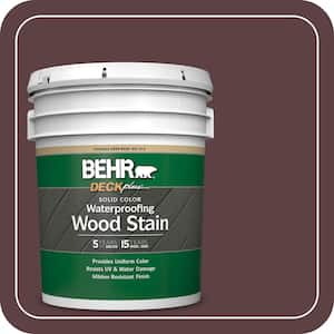 5 gal. #SC-106 Bordeaux Solid Color Waterproofing Exterior Wood Stain