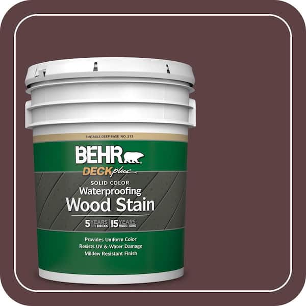 5 gal. #SC-106 Bordeaux Solid Color Waterproofing Exterior Wood Stain