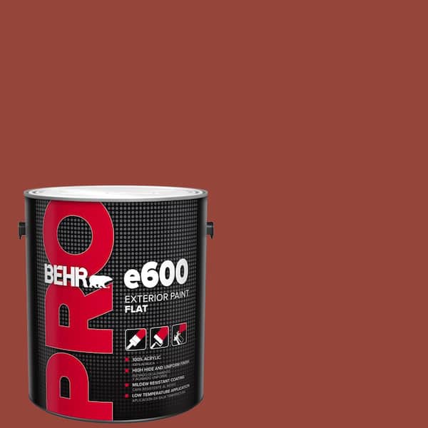 1 gal. #PPU2-17 Morocco Red Flat Exterior Paint