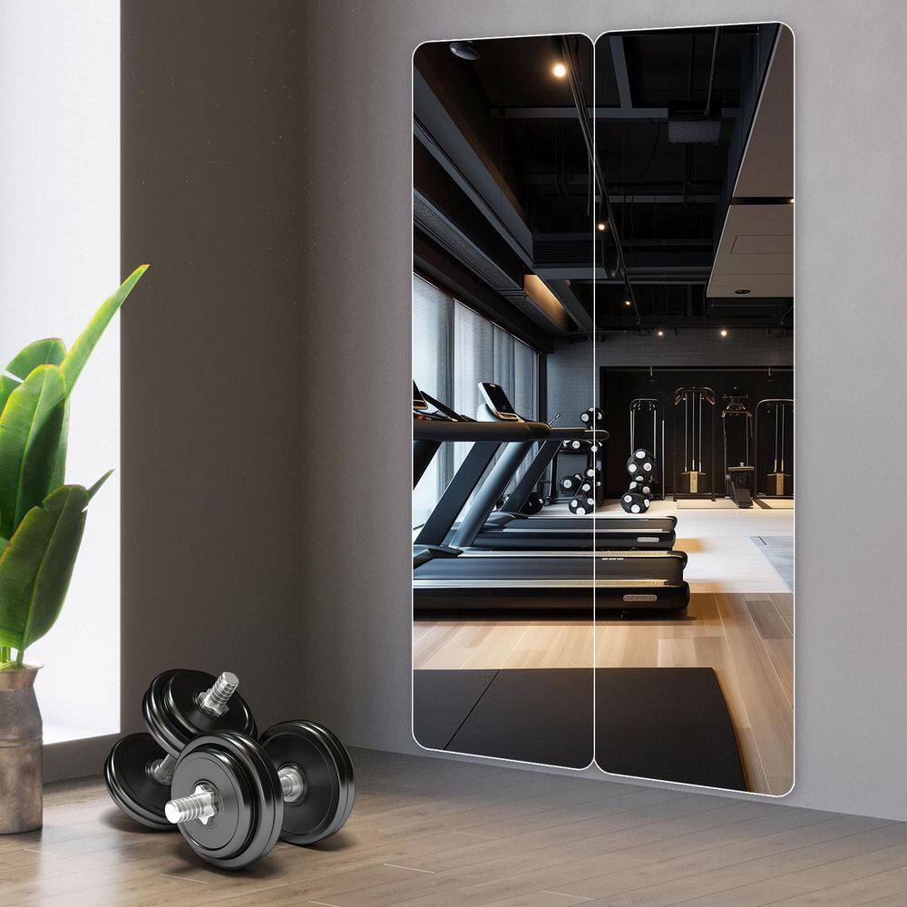 🦋Beautiful and Clear 15 in. W x 60 in. H Rounded Corner Glass Full Length Mirror, Decorative Mirror, Vanity Mirror🦋 price history on PriceWatchPro