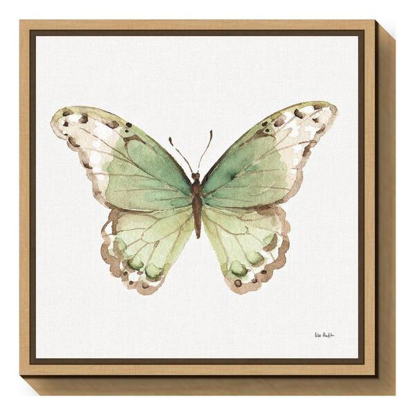 Amanti Art "Colorful Breeze XII (Butterfly)" by Lisa Audit Framed Canvas Wall Art