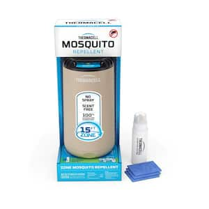 Outdoor Mosquito Repeller Patio Shield in Riverbed 15 ft. Coverage and Deet Free