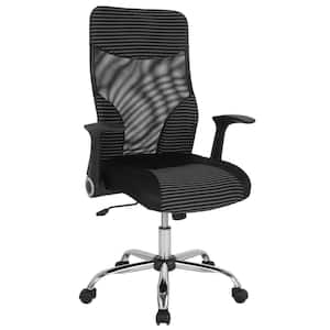 Mesh Swivel Office Chair in Black