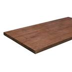 4 ft. L x 25 in. D Finished Eucalyptus Solid Wood Butcher Block Countertop With Eased Edge