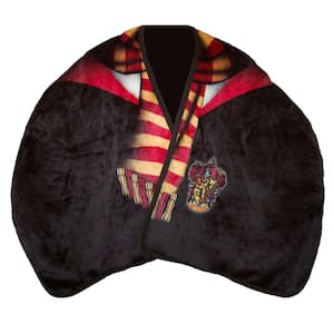 Harry Potter-Hogwarts Rules Silk Touch Black Cape Throw Blanket