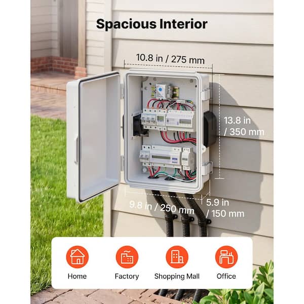 SVOPES Outdoor Electrical Enclosure, IP65 ABS Weatherproof