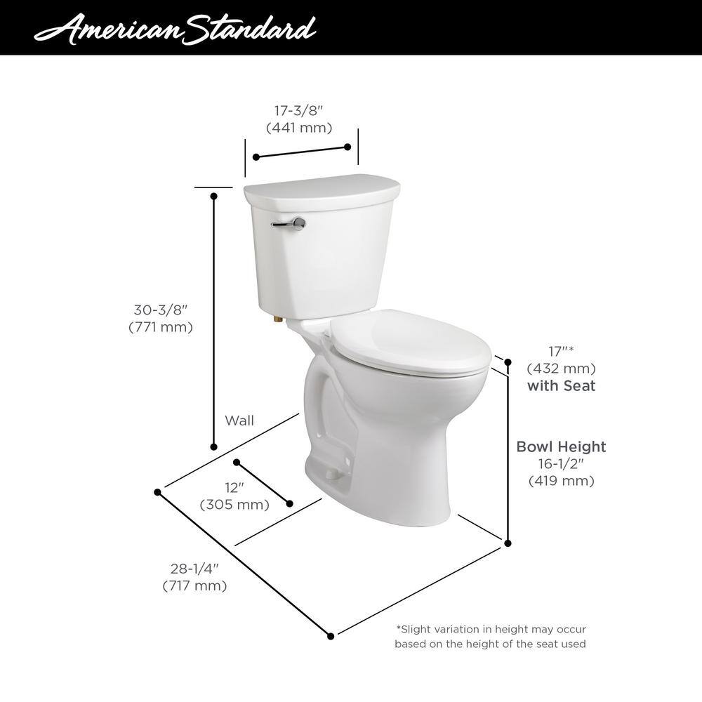 White Round Dual Flush High Efficiency Toilet
