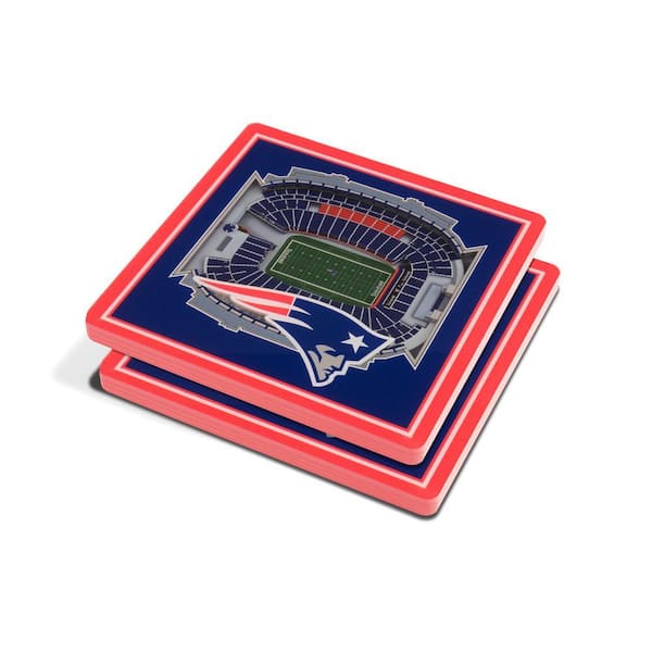 NFL New England Patriots 3D StadiumViews Coasters